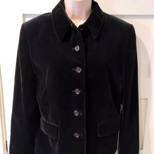 Ann Freedberg Black Velvet Jacket